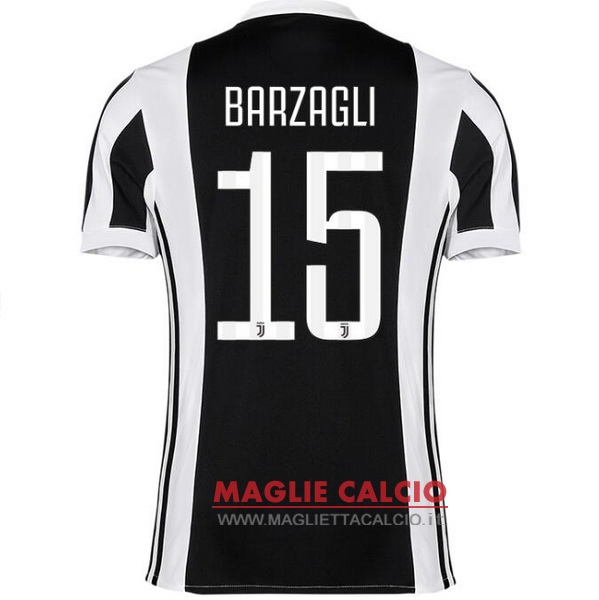nuova maglietta juventus 2017-2018 barzagli 15 prima